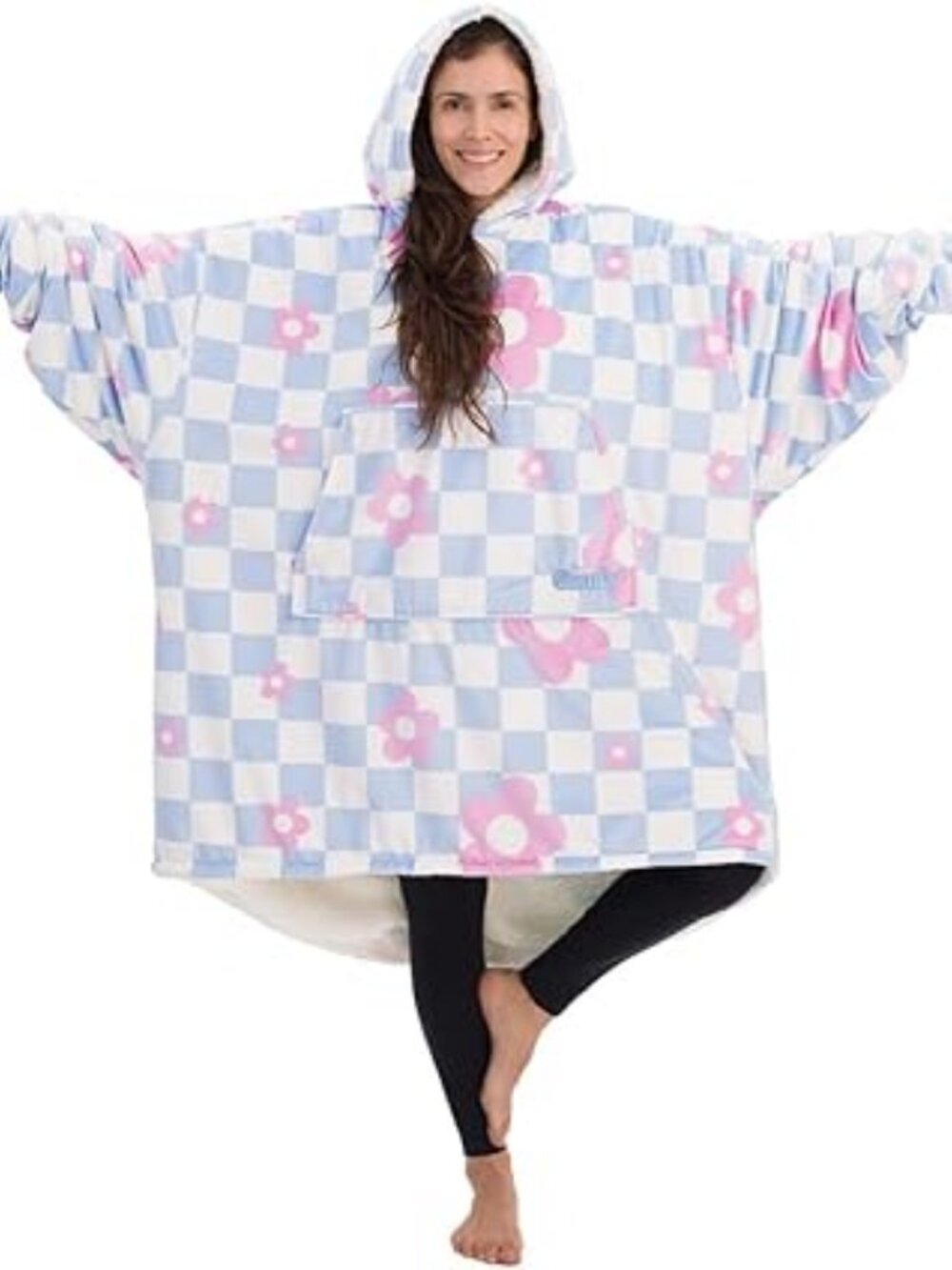 THE COMFY Original | Oversized Microfiber & Sherpa Wearable Blanket